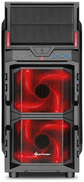 SHARKOON VG5-W, černo-červená